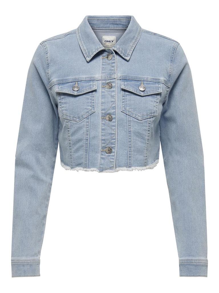 GIUBBINO/JEANS - ONLY ONLWONDER LS CROPPED DNM JACKET GUA NOOS