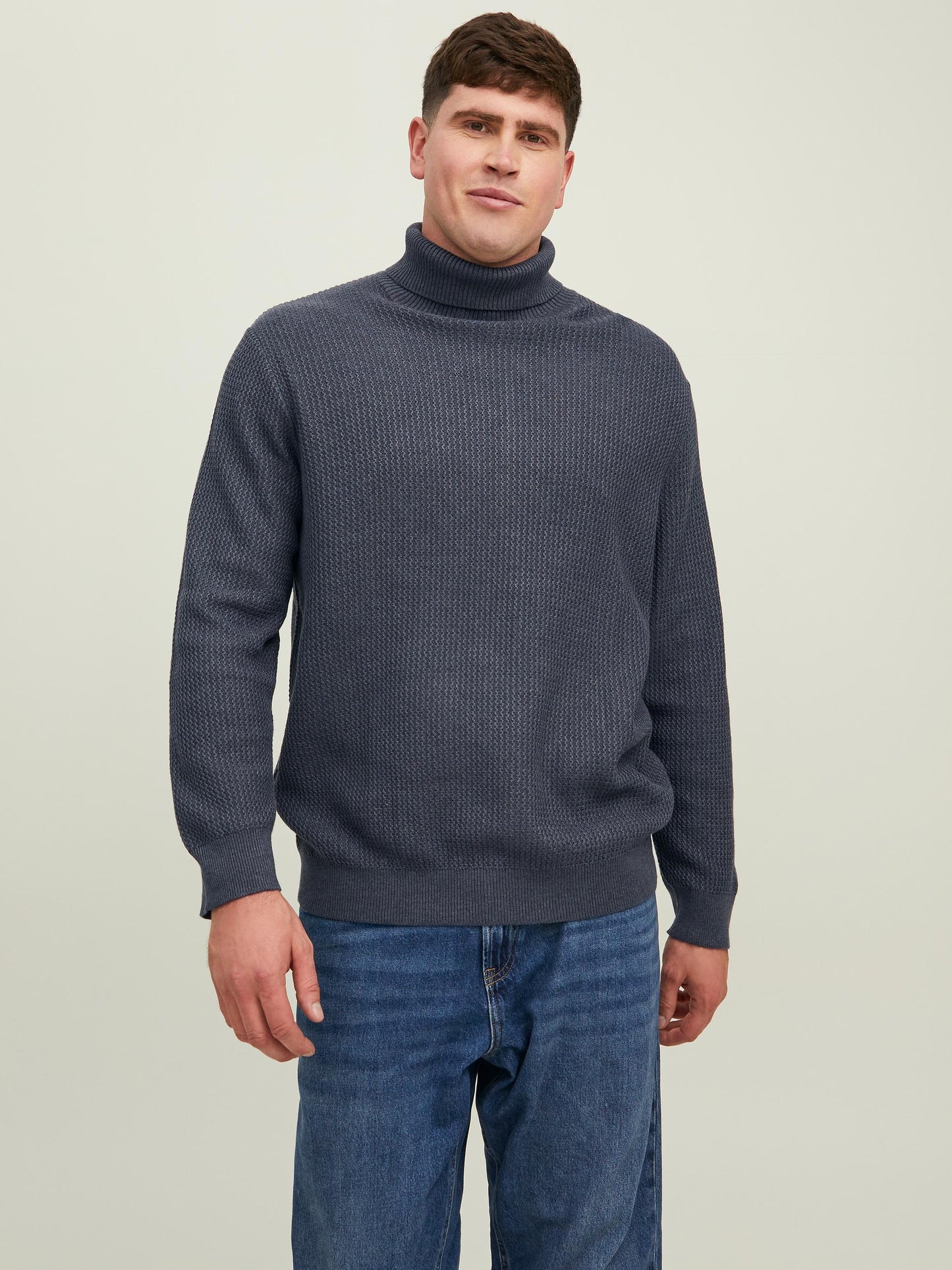 Pullover Jprblucarlos Knit Roll Neck Ln Jack&Jones Plus