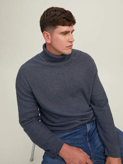 Pullover Jprblucarlos Knit Roll Neck Ln Jack&Jones Plus