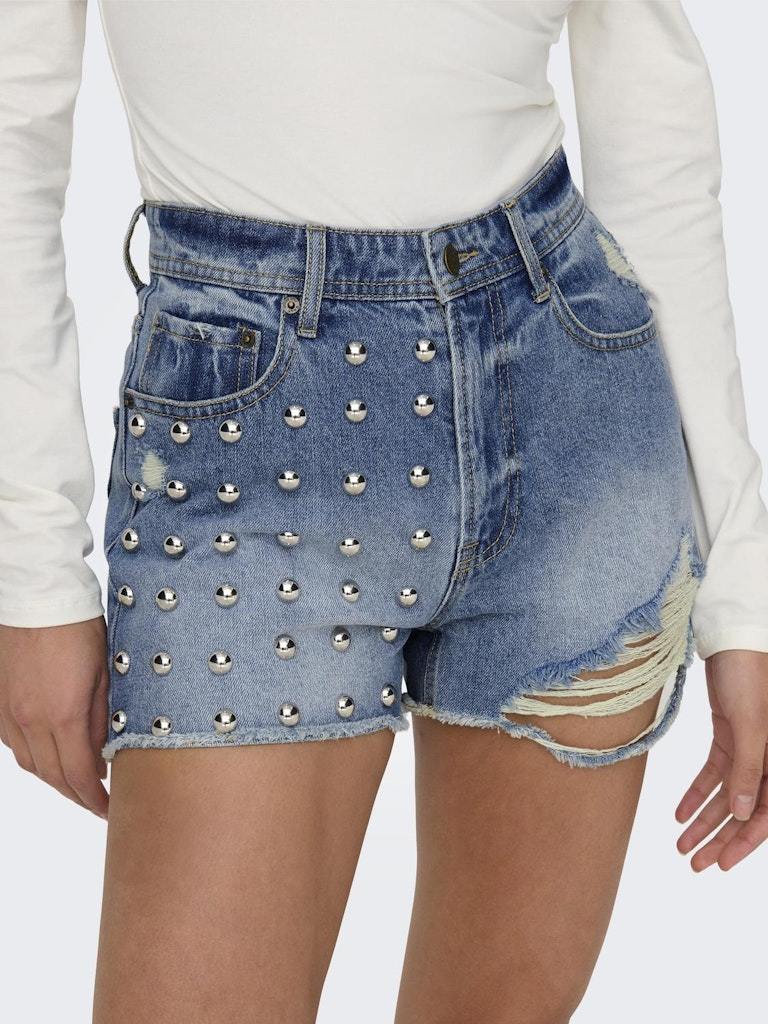 SHORTS - ONLY ONLHUNTER HW RW STUD DNM SHORTS GUO