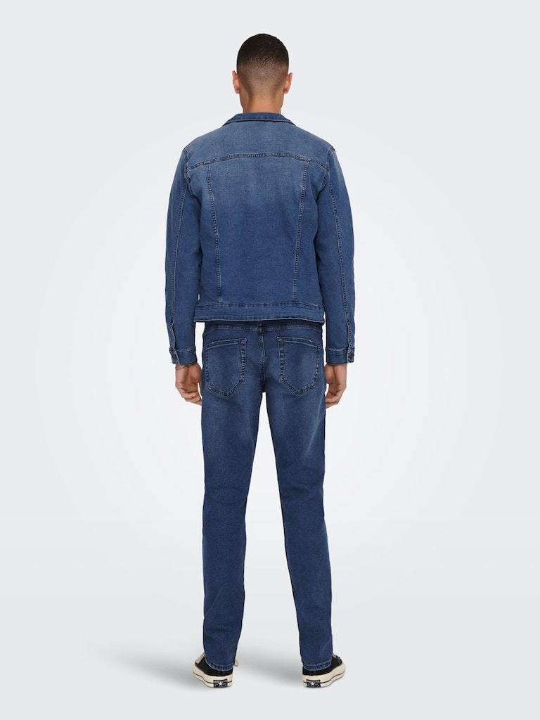 GIUBBOTTO/JEANS - ONLY & SONS ONSCOIN MID. BLUE 4333 JACKET NOOS