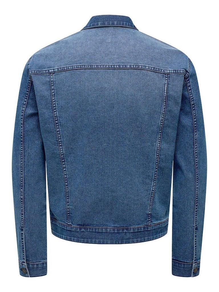 GIUBBOTTO/JEANS - ONLY & SONS ONSCOIN MID. BLUE 4333 JACKET NOOS