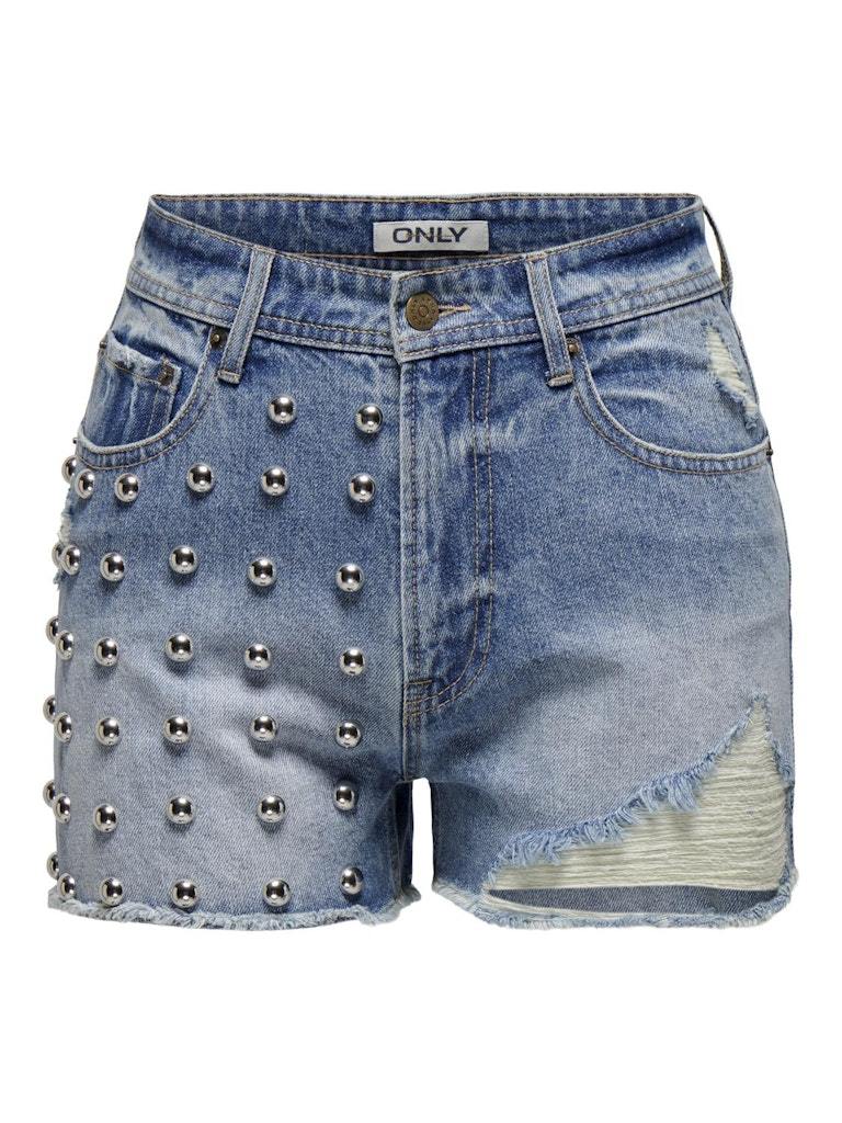 SHORTS - ONLY ONLHUNTER HW RW STUD DNM SHORTS GUO