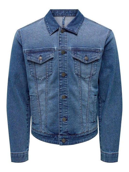 GIUBBOTTO/JEANS - ONLY & SONS ONSCOIN MID. BLUE 4333 JACKET NOOS