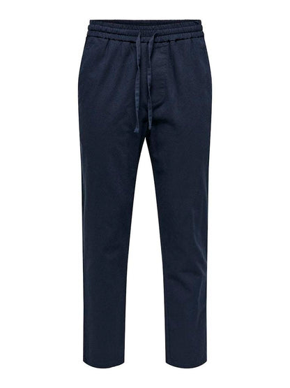 PANTALONE - ONLY & SONS ONSLINUS CROP 0007 COT LIN PNT NOOS