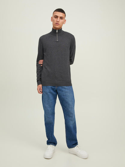 Pullover Jjeemil Knit Half Zip Noos Jack&Jones