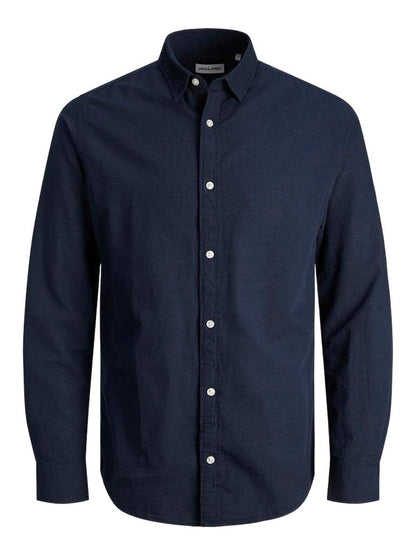 Camicia - Jack&Jones Jjelinen Blend Shirt Ls Sn