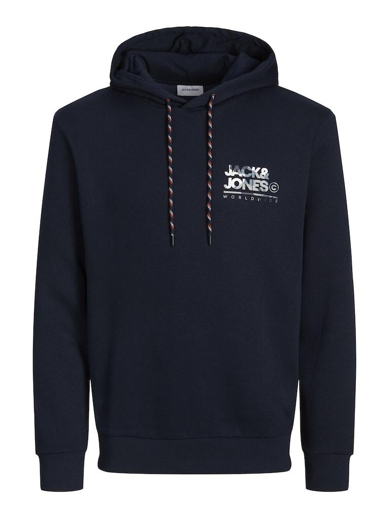 FELPA - JACK&JONES JJLUKE SWEAT HOOD