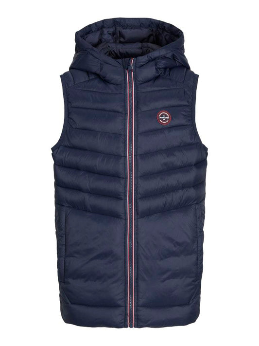 GIUBBINO/ GILET - JJJUNIOR JJESPRINT PUFFER BODYWARMER HOOD MNI