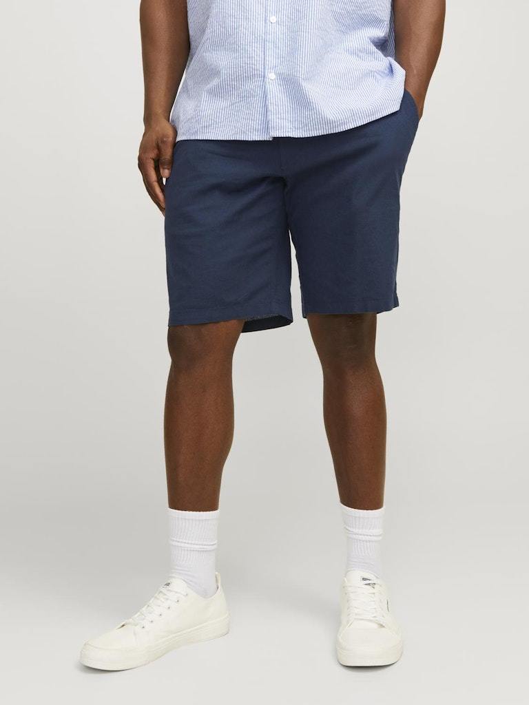 SHORTS - JACK&JONES JPSTDAVE JJLINEN BLEND SHORTS PLS