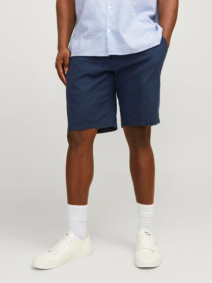 SHORTS - JACK&JONES JPSTDAVE JJLINEN BLEND SHORTS PLS