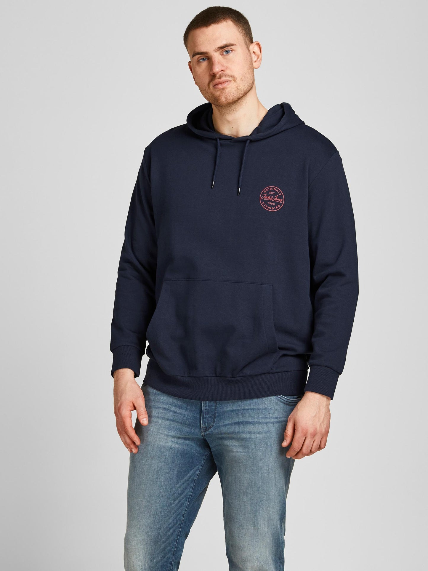 Felpa Eshark Sweat Hood Noos Jack&Jones Plus