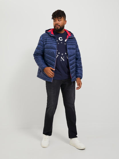 Giubbotto Jack & Jones Plus Jjehero Puffer Hood Sn Pls Jack&Jones