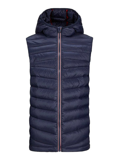 Piumino/Gilet - Jjjunior Jconew Pocket Hood Bw Mni