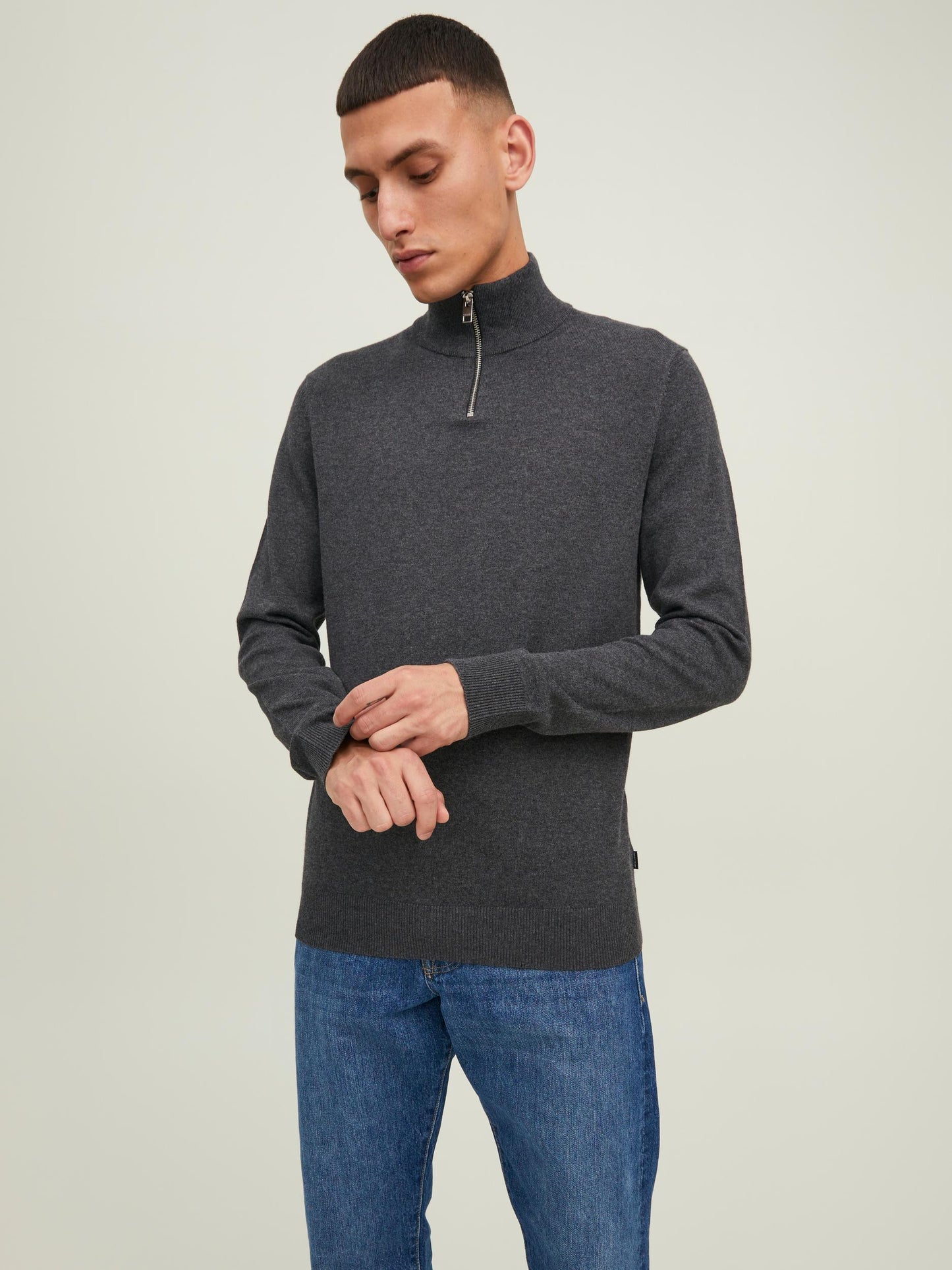 Pullover Jjeemil Knit Half Zip Noos Jack&Jones