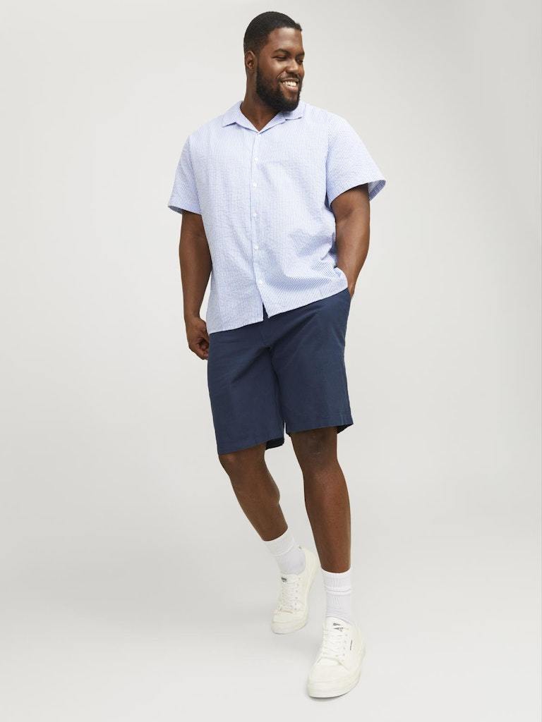 SHORTS - JACK&JONES JPSTDAVE JJLINEN BLEND SHORTS PLS