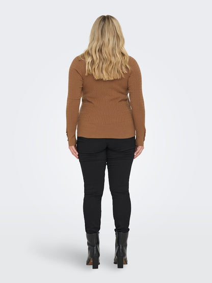 Only Carmakoma - Pullover - Donna curvy | carlorelai ls cable rollneck knt