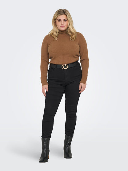 Only Carmakoma - Pullover - Donna curvy | carlorelai ls cable rollneck knt