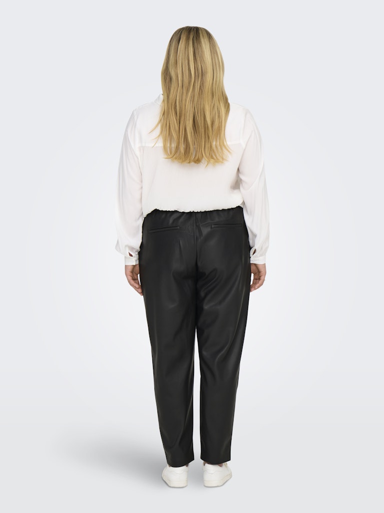 Only Carmakoma - Pantalone - Donna curvy | carmiri life mw faux lea cigarette pnt