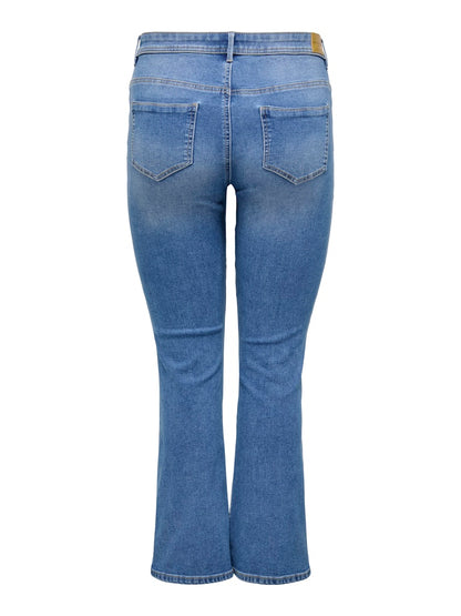 Only Carmakoma - Jeans - Donna curvy | carsally reg flared dnm bj114-3 noos