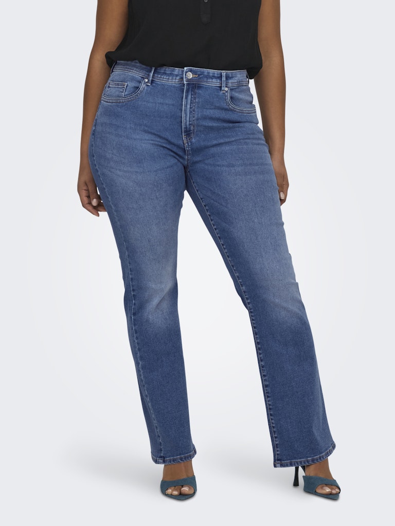 Only Carmakoma - Jeans - Donna curvy | carsally reg flared dnm bj114-3 noos