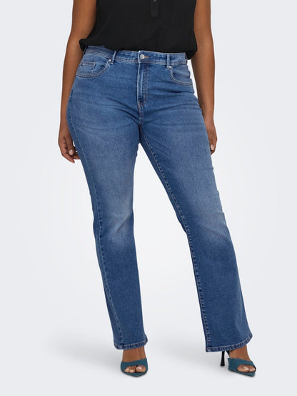 Only Carmakoma - Jeans - Donna curvy | carsally reg flared dnm bj114-3 noos