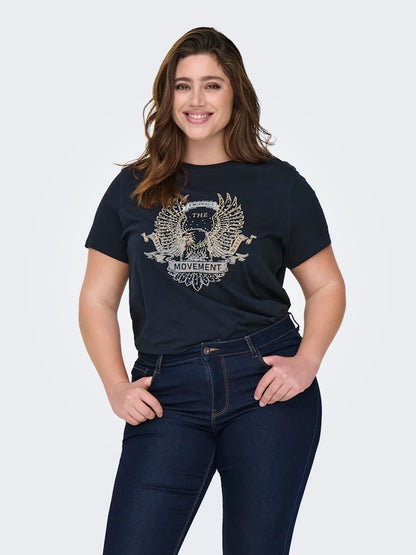 Only Carmakoma - T-shirt - Donna curvy | carbrinna life ss reg tee jrs