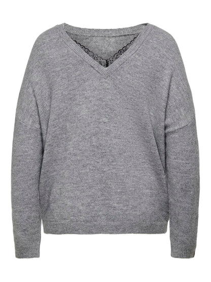 Only Carmakoma - Pullover - Donna curvy | carmanifesta ls revers.pullover knt bf