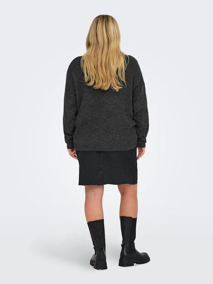 Only Carmakoma - Pullover - Donna curvy | carmanifesta ls revers.pullover knt bf