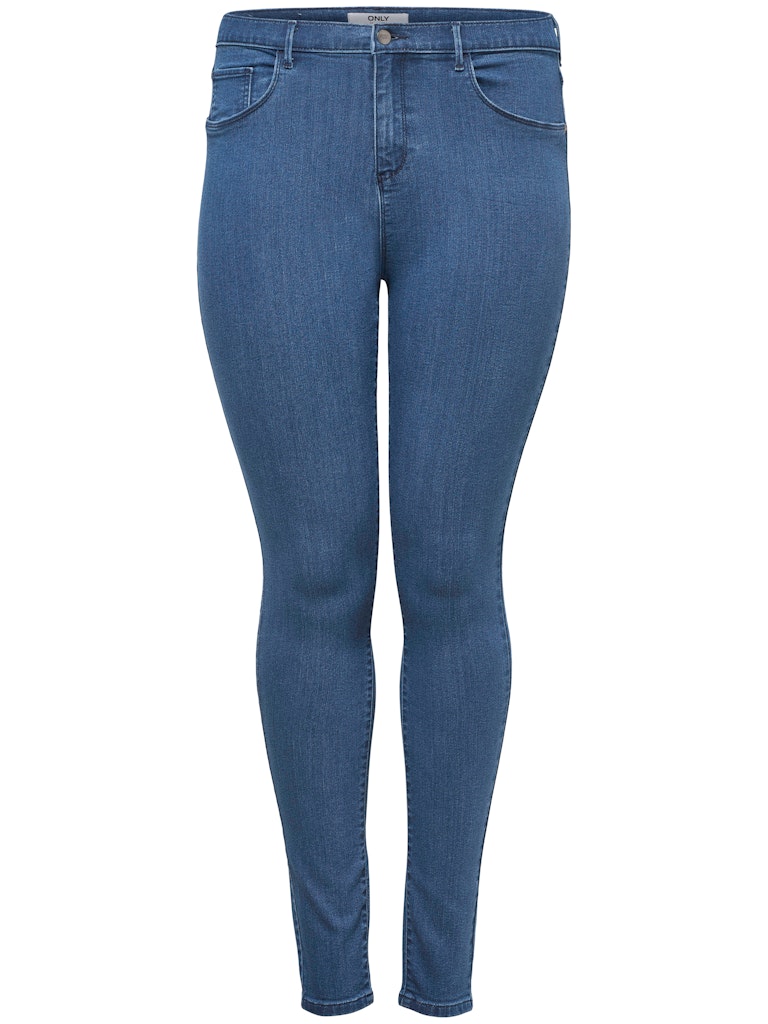 ONLY Carmakoma Jeans Donna Skinny Fit - Vita Media, Gamba Accorciata, Denim Elasticizzato, Taglia Curvy - Foto 10