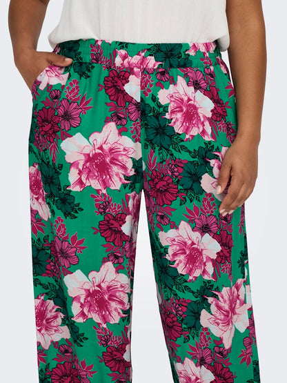 Only Carmakoma - Pantalone - Donna curvy | carclea life palazzo pants aop