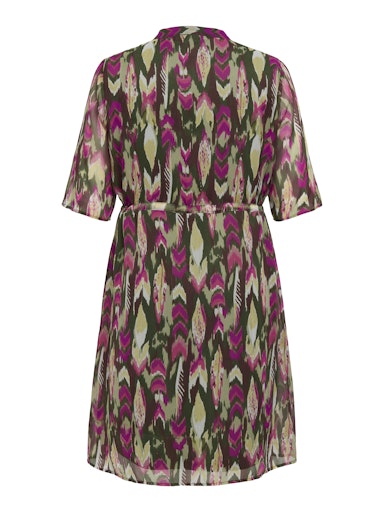 Only Carmakoma - Vestito - Donna curvy | caraugustina life 3/4 v-neck knee dress