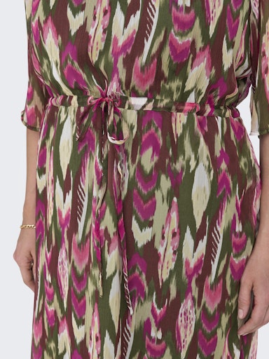Only Carmakoma - Vestito - Donna curvy | caraugustina life 3/4 v-neck knee dress