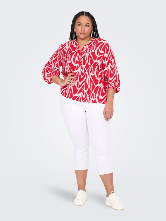 Only Carmakoma - Blusa - Donna curvy | carolivera ls blouse aop