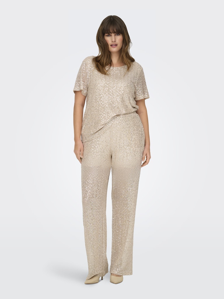 Only Carmakoma - T-shirt - Donna curvy | carviviana ss v-neck sequins top jrs