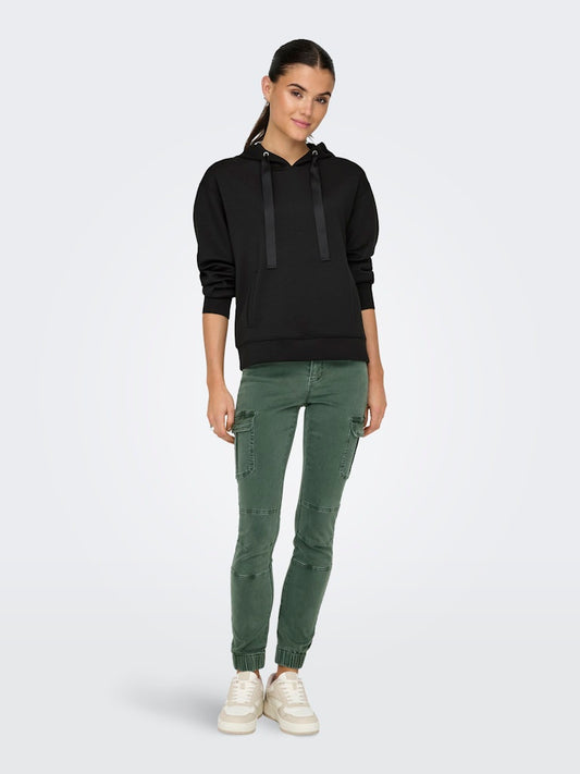 Only - Felpa - Donna | onlalina life l/s hood cc swt
