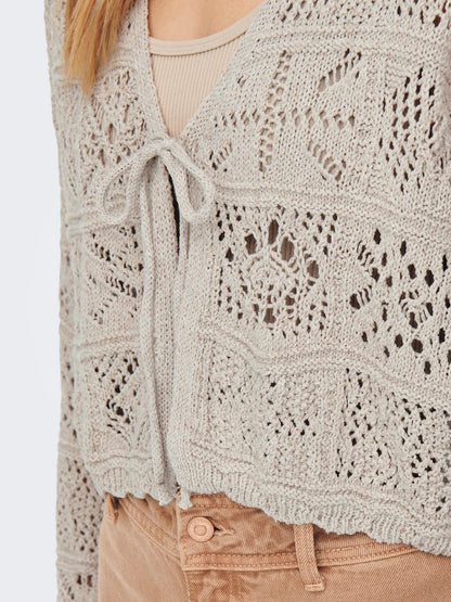 Only - Cardigan - Donna | onlbeach life 7/8 tie cardigan knt noos