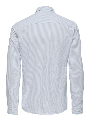 Only&Sons - Camicia uomo | onsalvaro slim ls oxford stripe shirt