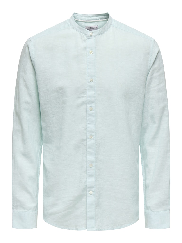 Only & Sons - Uomo - Camicia | onscaiden ls solid linen mao shirt noos