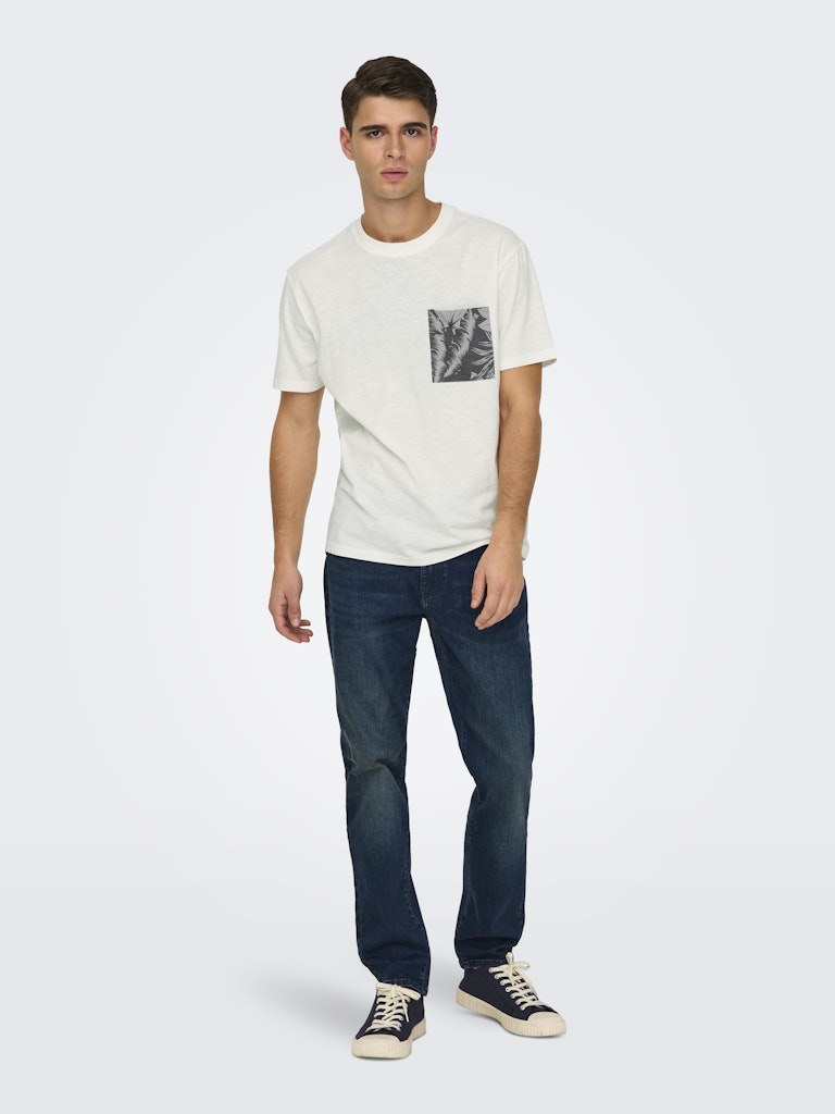 Only & Sons - Uomo - T-shirt | onsperry life reg leaf ss pockettee noos
