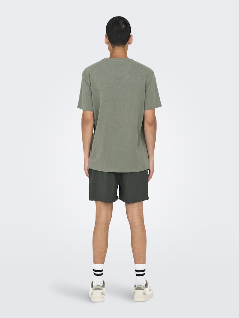 Only & Sons - Uomo - T-shirt | onsperry life reg leaf ss pockettee noos