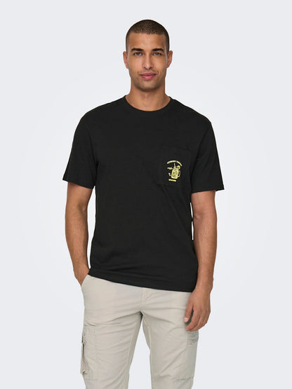 Only & Sons - T-shirt - Uomo | onskristopher reg pocket ss tee