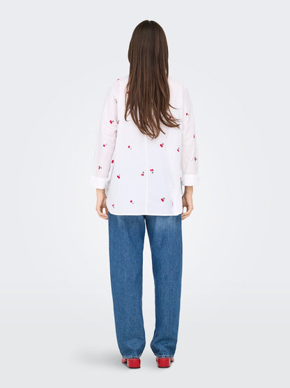 Only - Camicia - Donna | onlnew lina grace ls emb shirt noos wvn