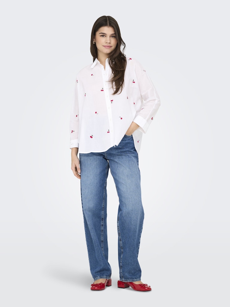Only - Camicia - Donna | onlnew lina grace ls emb shirt noos wvn
