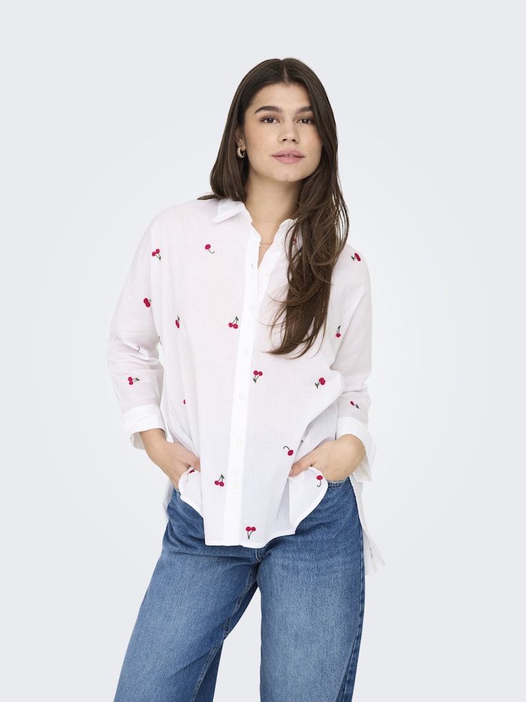 Only - Camicia - Donna | onlnew lina grace ls emb shirt noos wvn