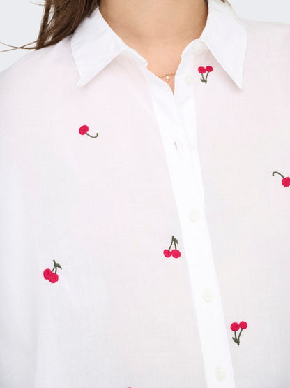 Only - Camicia - Donna | onlnew lina grace ls emb shirt noos wvn