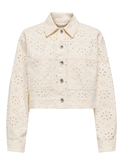 Only - Giubbino - Donna | onlelsa short crochet jacket otw