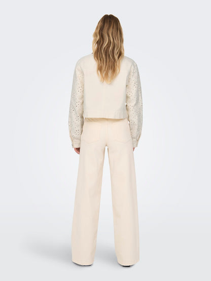 Only - Giubbino - Donna | onlelsa short crochet jacket otw