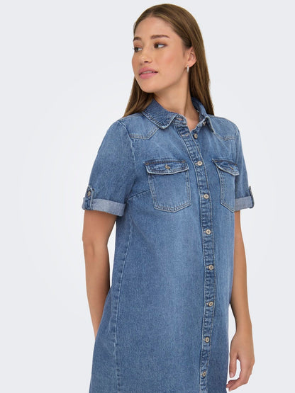 Only - Vestito corto - Donna | onllisa s/s dnm dress gua