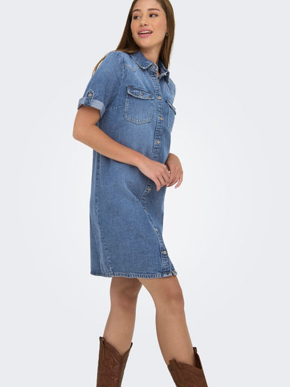Only - Vestito corto - Donna | onllisa s/s dnm dress gua